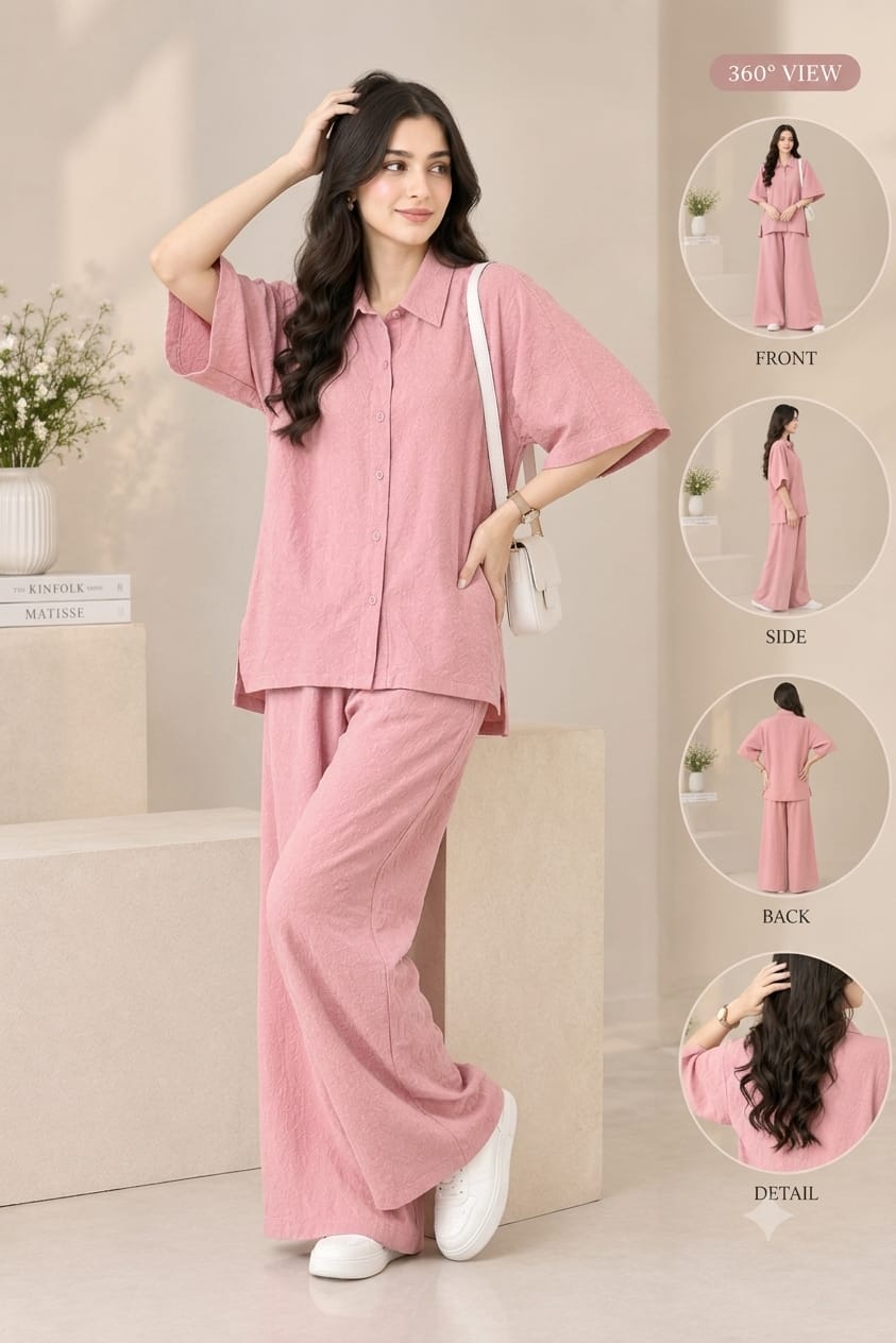 Dusty Pink Butterfly 2-Piece Set ZM