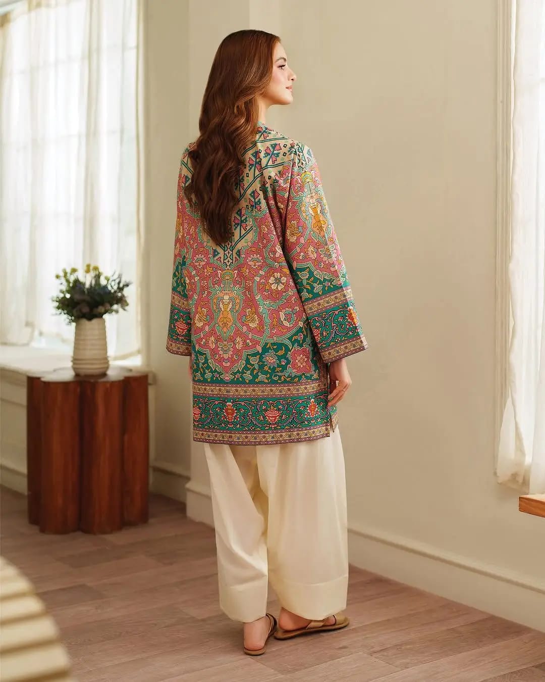 Premium Printed Lawn 2 Piece Suit for Women | Multicolor Casual Summer Dress