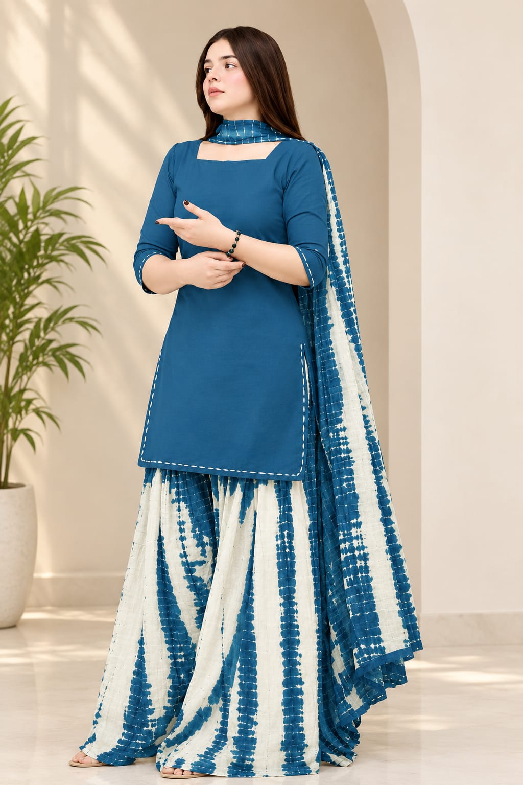 Luxury Premium Lawn 3-Piece Unstitched Suit