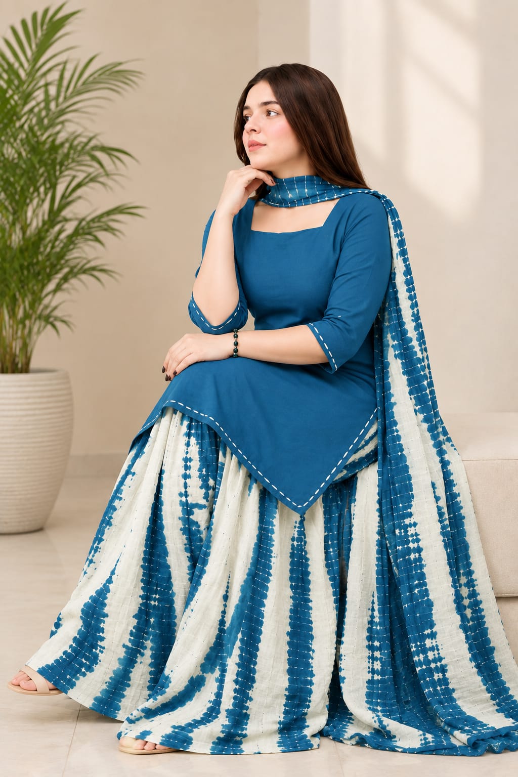Luxury Premium Lawn 3-Piece Unstitched Suit