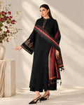 Izel Luxury Dhanak Embroidered 3PC Suit