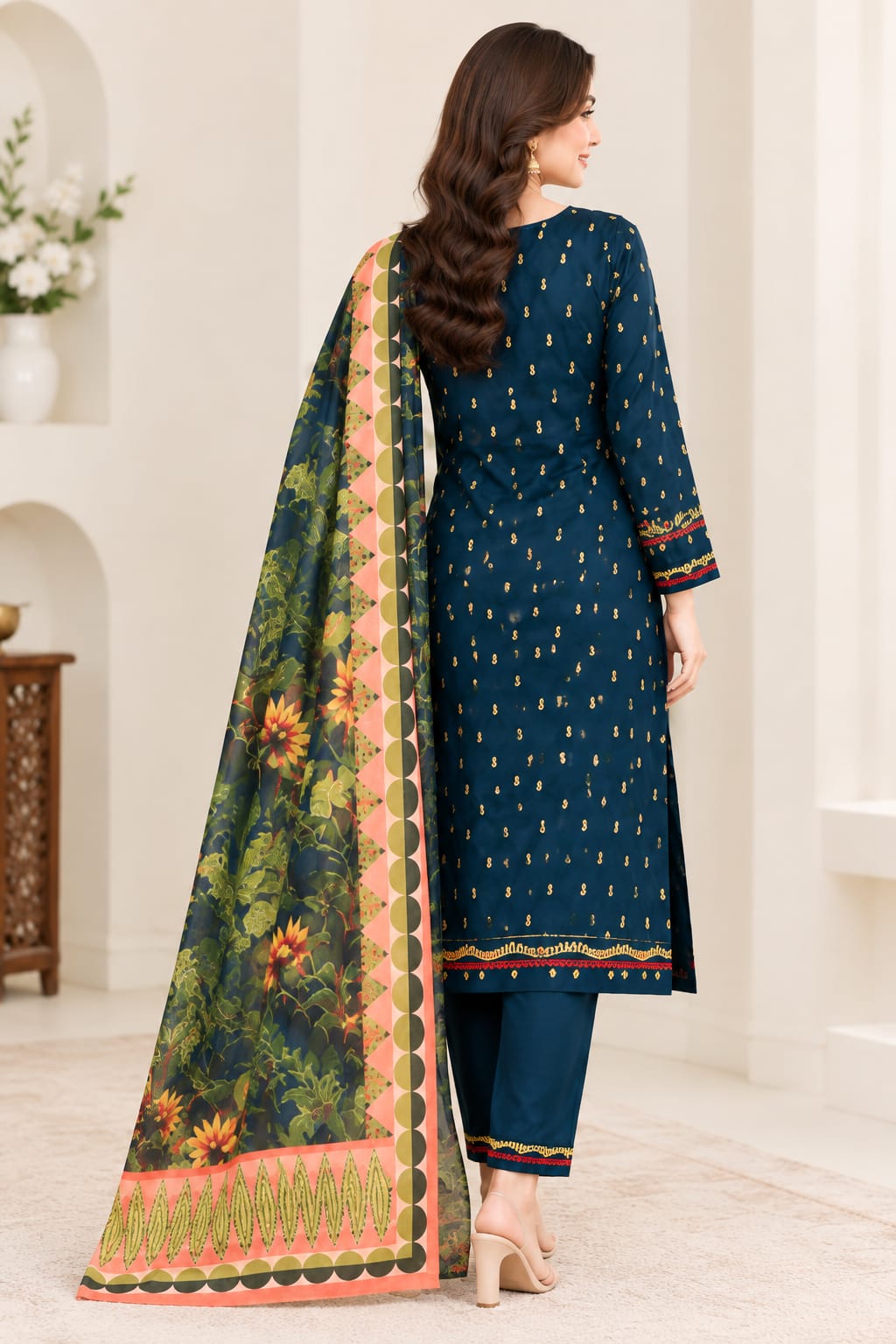Baroque Luxury Dhanak 3PC Suit
