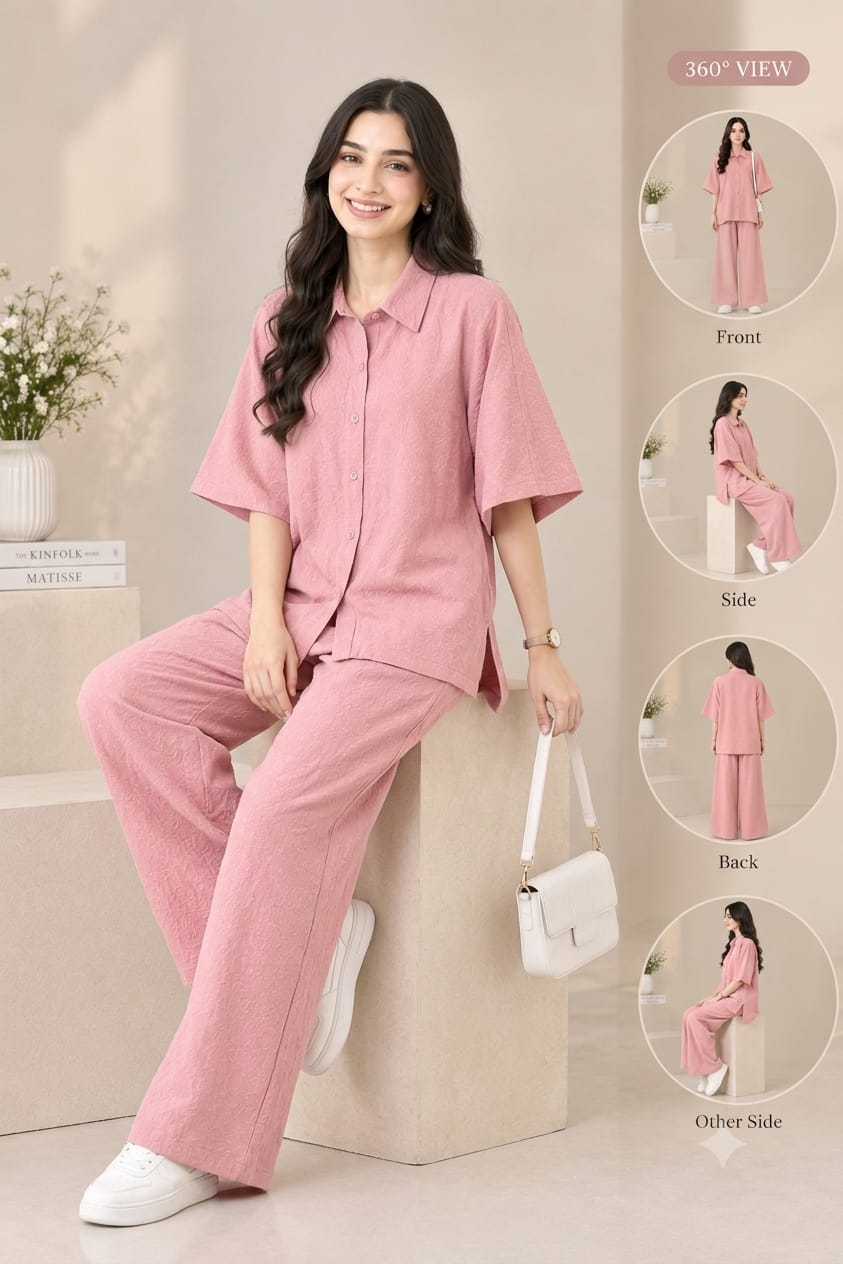 Dusty Pink Butterfly 2-Piece Set ZM