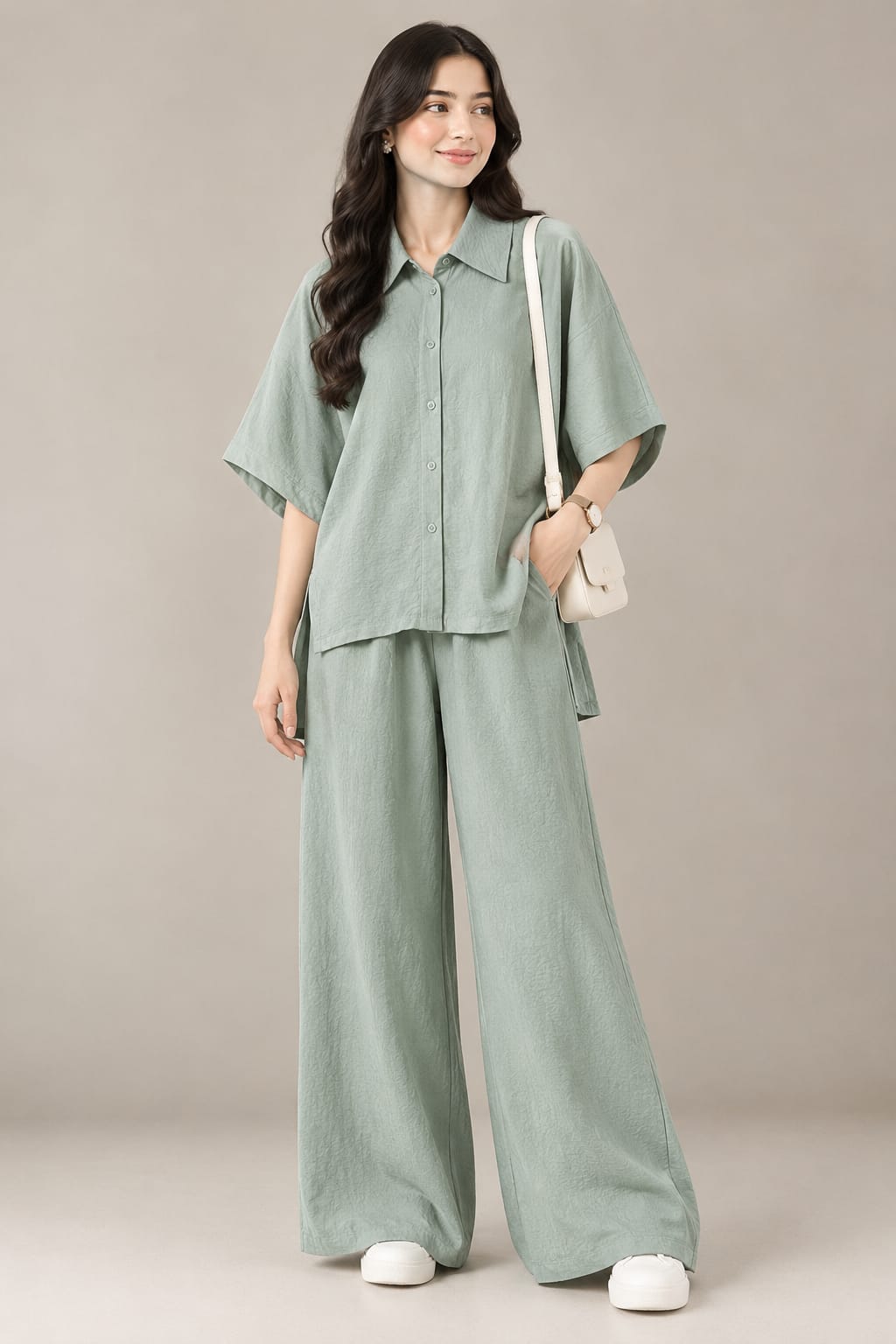 Mint Green Butterfly 2-Piece Set ZM