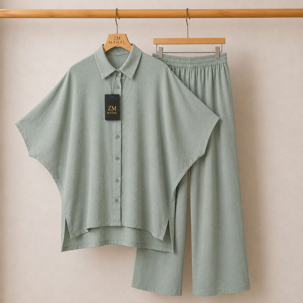Mint Green Butterfly 2-Piece Set ZM